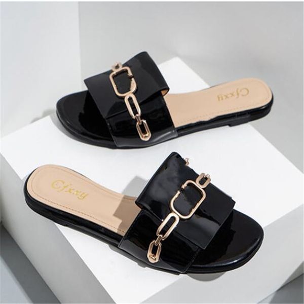 new fashion women sandals metal letters slide designer comfort beach slippers summer woman flats shoes casual shoe, Black
new fashion women sandals metal letters slide designer comfort beach slippers summer woman flats shoes casual shoe, Black