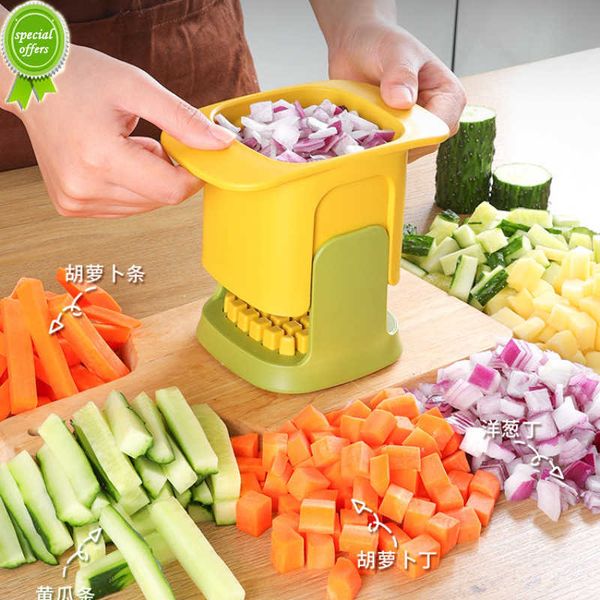 2in1 multifunctional vegetable chopper potato french fries cutter hand pressure onion dicer cucumber carrot slicer kitchen tools
2in1 multifunctional vegetable chopper potato french fries cutter hand pressure onion dicer cucumber carrot slicer kitchen tools