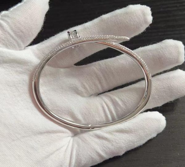 love bangle bracelet women men full diamond nail bracelets 18k gold plated bangle jewelry for lover gift no box5614239, Black
love bangle bracelet women men full diamond nail bracelets 18k gold plated bangle jewelry for lover gift no box5614239, Black