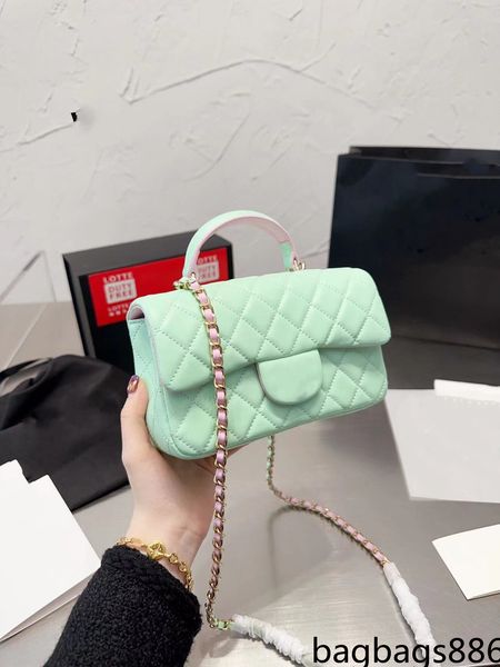 women designers bag messenger mini classic flap quilting purse with handle bag gold hardware chain matelasse crossbody 21 * 12 cm shoulder b
women designers bag messenger mini classic flap quilting purse with handle bag gold hardware chain matelasse crossbody 21 * 12 cm shoulder b