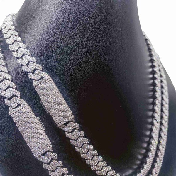 hip hop 12mm s925 gold plated cuban chain necklace bracelet diamond iced out cuban link chain for men, Silver
hip hop 12mm s925 gold plated cuban chain necklace bracelet diamond iced out cuban link chain for men, Silver