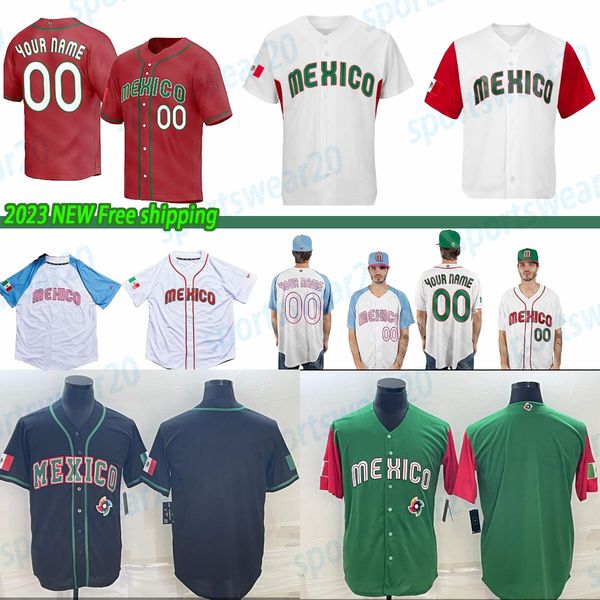 2023 world classic mexico baseball jersey 2 luis urias 56 randy arozarena 13 alan trejo 17 isaac paredes 45 joey meneses 62 jonathan aranda, Blue;black
2023 world classic mexico baseball jersey 2 luis urias 56 randy arozarena 13 alan trejo 17 isaac paredes 45 joey meneses 62 jonathan aranda, Blue;black