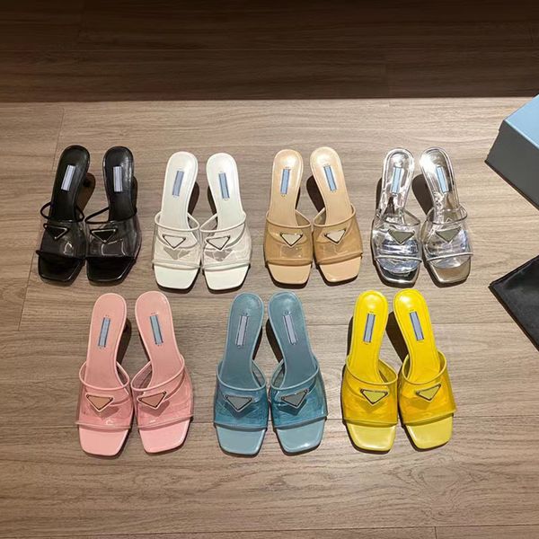clear pvc mules slippers metal buckle embellished slides 65mm summer sandals shoes flats sandal women luxury designer slide slipper factory, Black
clear pvc mules slippers metal buckle embellished slides 65mm summer sandals shoes flats sandal women luxury designer slide slipper factory, Black