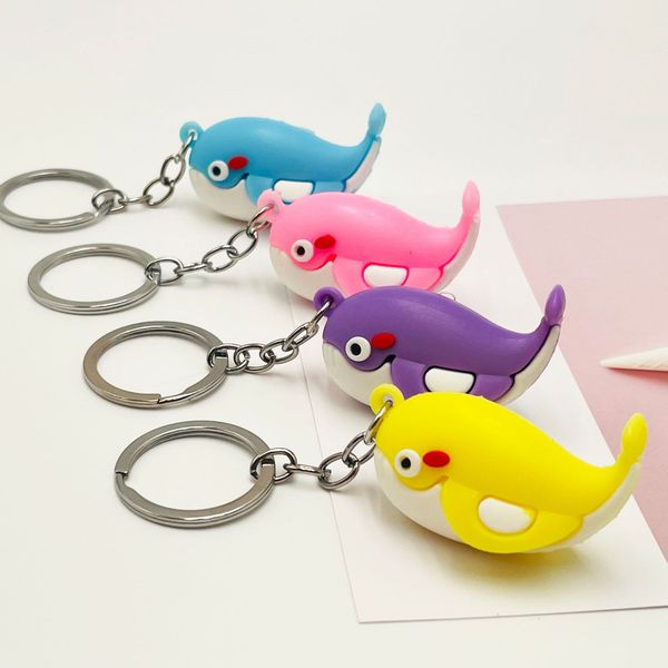 in bulk cartoon whale keychains pendant soft pvc rubber doll bag car keychains jewelry student gift, Silver
in bulk cartoon whale keychains pendant soft pvc rubber doll bag car keychains jewelry student gift, Silver