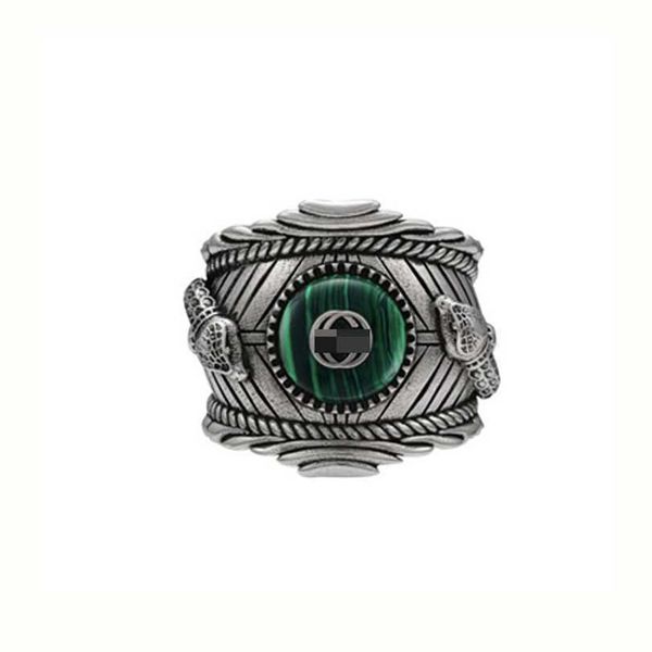 2023 designer new gujia 925 sterling silver double snake tiger head malachite aggressive men and women fashion trend ring gift
2023 designer new gujia 925 sterling silver double snake tiger head malachite aggressive men and women fashion trend ring gift