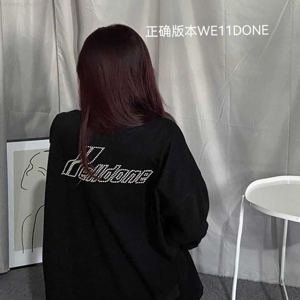 we11done sweater men's spring new loose cotton three-dimensional ironing pearl long-sleeved pullover hoodie women 0318, Black
we11done sweater men's spring new loose cotton three-dimensional ironing pearl long-sleeved pullover hoodie women 0318, Black