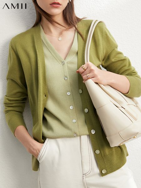 women's knits tees amii minimalism summer cardigan fashion v neck full sleeve knitted elegant thin loose spliced sweaters 12120327 230, White
women's knits tees amii minimalism summer cardigan fashion v neck full sleeve knitted elegant thin loose spliced sweaters 12120327 230, White