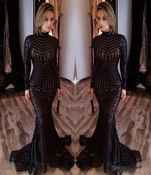 black sequin high neck long evening dresses with long sleeves floor length memraid prom party dresses formal evening gowns c2499006, Black;red
black sequin high neck long evening dresses with long sleeves floor length memraid prom party dresses formal evening gowns c2499006, Black;red