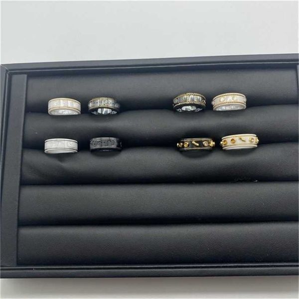 2023 designer new fashion jewelry ancient family ceramic black white double letter element bee planet fashion male and female couple pair ri, Silver
2023 designer new fashion jewelry ancient family ceramic black white double letter element bee planet fashion male and female couple pair ri, Silver