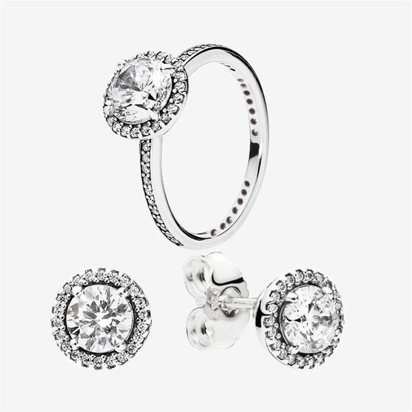 big cz diamond wedding ring and earring set with original box for pandora 925 sterling silver women rings & stud earrings278u, Slivery;golden
big cz diamond wedding ring and earring set with original box for pandora 925 sterling silver women rings & stud earrings278u, Slivery;golden