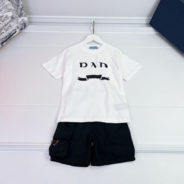 tide brand boys t shirts sets high end children cotton t shirts with shorts two pieces sets triangle logo overalls shorts 2023 designer kids, White
tide brand boys t shirts sets high end children cotton t shirts with shorts two pieces sets triangle logo overalls shorts 2023 designer kids, White