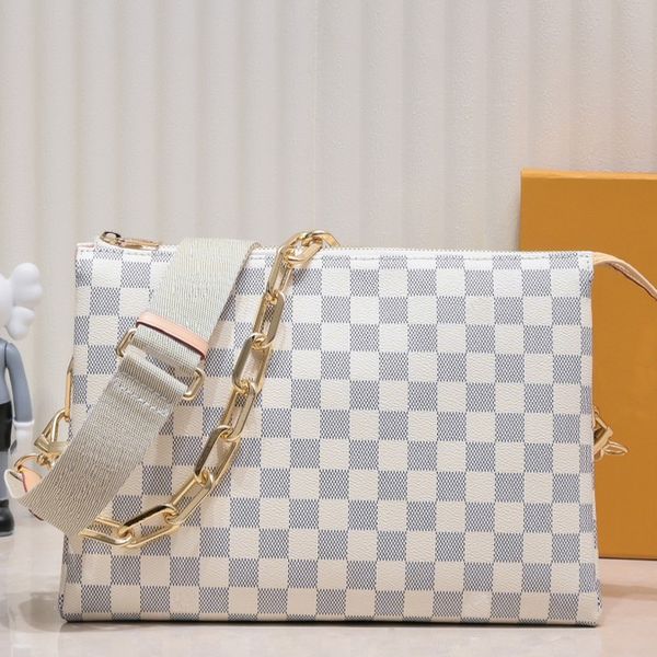 totes designer shoulder women shopping bags crossbody checkerboard grid casual tote genuine leather baguette channel bag inall chains luxury
totes designer shoulder women shopping bags crossbody checkerboard grid casual tote genuine leather baguette channel bag inall chains luxury