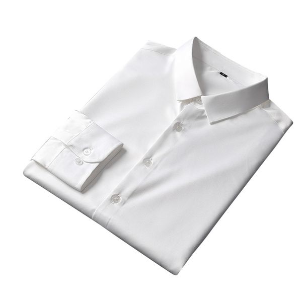 stretch-fitting business men's non-ironing shirt solid color square collar formal men's long-sleeved dress shirt for men, White;black
stretch-fitting business men's non-ironing shirt solid color square collar formal men's long-sleeved dress shirt for men, White;black