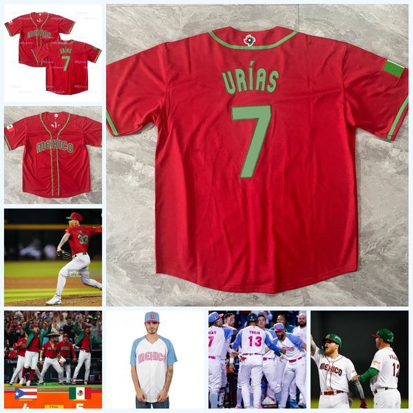 team mexico 2023 world wbc baseball classic jersey randy arozarena julio urias jojo romero alex verdugo luis urias alan trejo jarren duran r, Blue;black
team mexico 2023 world wbc baseball classic jersey randy arozarena julio urias jojo romero alex verdugo luis urias alan trejo jarren duran r, Blue;black