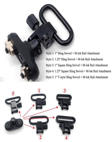 5 styles black 1039039 125039039 qd sling quick detach swivel mlok rail attachment set for mlok handguard rail 6508460
5 styles black 1039039 125039039 qd sling quick detach swivel mlok rail attachment set for mlok handguard rail 6508460