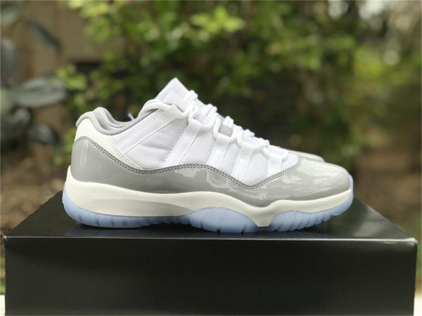 authentic 11 low cement grey shoes white/university blue-cement grey patent leather men basketball sports sneakers with original box av2187-
authentic 11 low cement grey shoes white/university blue-cement grey patent leather men basketball sports sneakers with original box av2187-