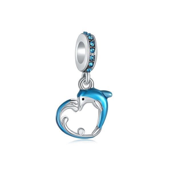 fit pandora charm bracelet european blue enamel dolphin silver charms beads diy snake chain for women bangle necklace jewelry, Black
fit pandora charm bracelet european blue enamel dolphin silver charms beads diy snake chain for women bangle necklace jewelry, Black