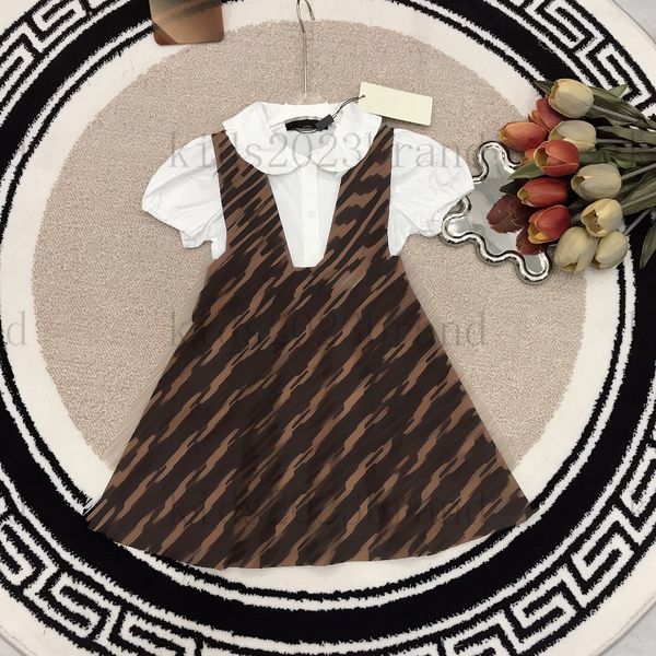 brand girls dresses sets 2023 designer cotton shirt chiffon vest dress puff sleeves blouses doll collar shirts high end sleeveless dresses s, White
brand girls dresses sets 2023 designer cotton shirt chiffon vest dress puff sleeves blouses doll collar shirts high end sleeveless dresses s, White
