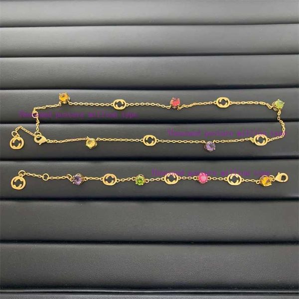 2023 designer new gujia necklace/gjia new letter color diamond simple sweater chain bracelet female personality light luxury jewelry, Silver
2023 designer new gujia necklace/gjia new letter color diamond simple sweater chain bracelet female personality light luxury jewelry, Silver