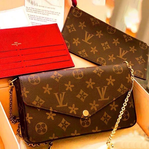 multi felicie pochette women chain bags wallet messenger leather handbags shoulder flower louise purse vutton crossbody viuton bag with box
multi felicie pochette women chain bags wallet messenger leather handbags shoulder flower louise purse vutton crossbody viuton bag with box
