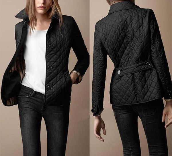new classic womens jacket winter autumn fashion cotton slim jacket british plaid shirt lapel single breasted quilt6138577, Black;brown
new classic womens jacket winter autumn fashion cotton slim jacket british plaid shirt lapel single breasted quilt6138577, Black;brown