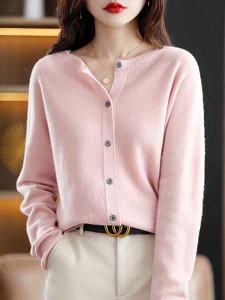 women's knits tees a line of readytowear 100 pure wool knitted cardigan coat solid color crewneck cashmere pullover sweater 230317, White
women's knits tees a line of readytowear 100 pure wool knitted cardigan coat solid color crewneck cashmere pullover sweater 230317, White