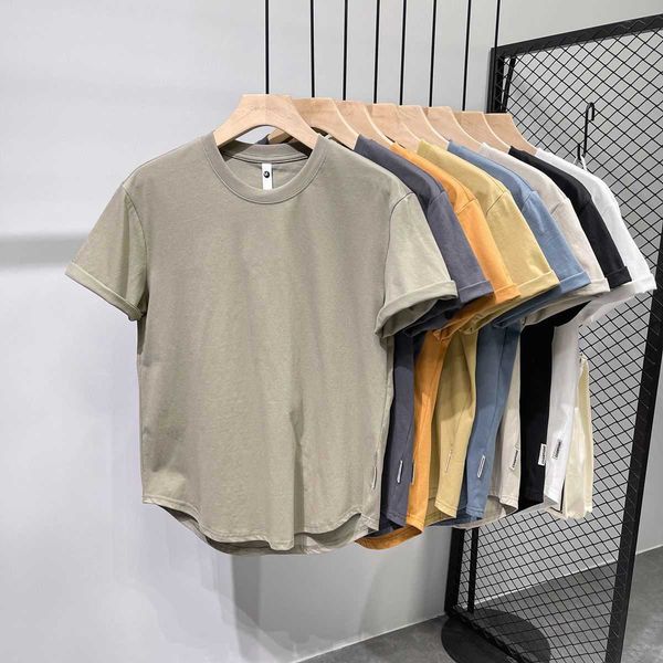 designer luxury american fashion classic solid round hem slim fit short t-shirt men's youth summer casual large half sleeve student tre, Black;brown
designer luxury american fashion classic solid round hem slim fit short t-shirt men's youth summer casual large half sleeve student tre, Black;brown