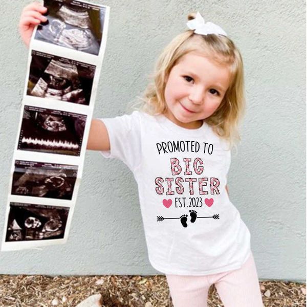 t-shirts promoted to big sister est 2023 kids t-shirt childrens t shirt baby pregnancy announcement toddler tshirt summer clothes w0317, Blue
t-shirts promoted to big sister est 2023 kids t-shirt childrens t shirt baby pregnancy announcement toddler tshirt summer clothes w0317, Blue