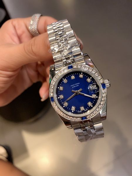 women's watches designer wristwatch 31mm diamond bezel quartz movement woman wristwatches classic dress gold silver stainless steel lad, Slivery;golden
women's watches designer wristwatch 31mm diamond bezel quartz movement woman wristwatches classic dress gold silver stainless steel lad, Slivery;golden