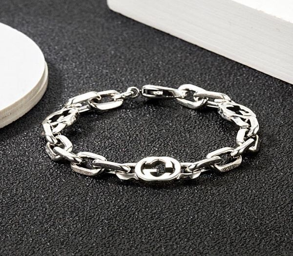 european popular 925 sterling silver bracelet fashion men and women couple bracelet6557945, Black
european popular 925 sterling silver bracelet fashion men and women couple bracelet6557945, Black