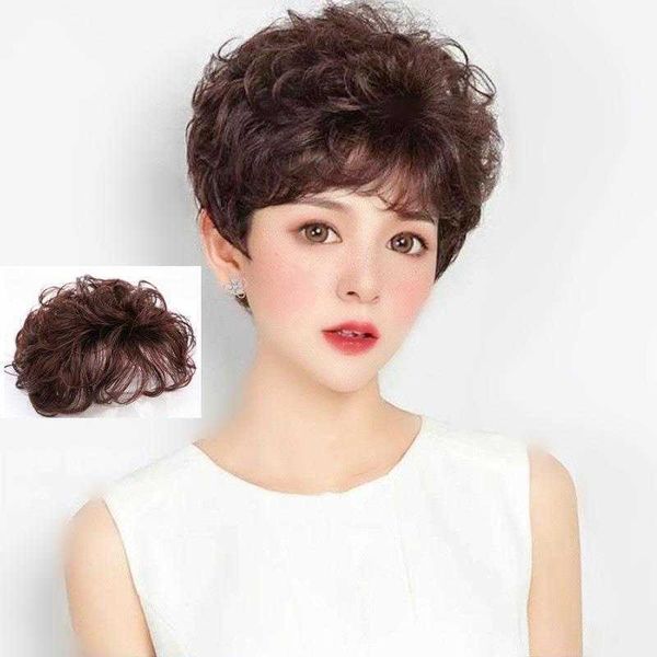 wholesale womens head hairpiece middle aged and elderly mothers white cover, Black;brown
wholesale womens head hairpiece middle aged and elderly mothers white cover, Black;brown