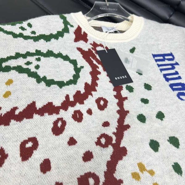 rhude 23ss new cashew flower letter colorful jacquard retro crew neck men women sweaters er9q, White;black
rhude 23ss new cashew flower letter colorful jacquard retro crew neck men women sweaters er9q, White;black