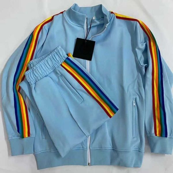 yiciya palm brand pants set classic fashion two piece set tracksuit men woman rainbow edge stripe pants suit sports zip jacket jogger pant t, White
yiciya palm brand pants set classic fashion two piece set tracksuit men woman rainbow edge stripe pants suit sports zip jacket jogger pant t, White