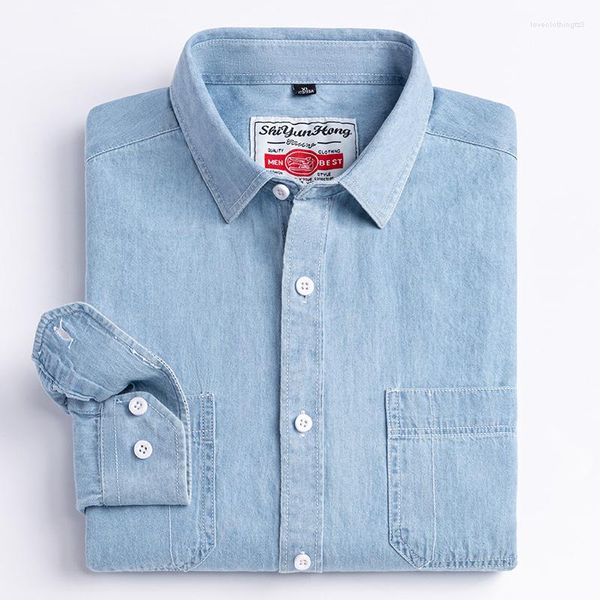 casual shirts men's denim long sleeve thin cotton slim elastic jeans men summer pockets light blue, White;black
casual shirts men's denim long sleeve thin cotton slim elastic jeans men summer pockets light blue, White;black