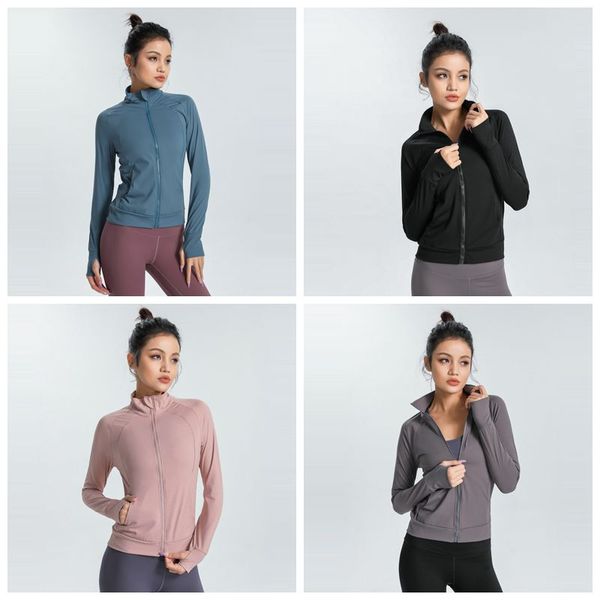 yoga coat with logo women's fitness sports outwear casual slim stand collar zipper running training long sleeve coat fashion jumper ou, Blue;gray
yoga coat with logo women's fitness sports outwear casual slim stand collar zipper running training long sleeve coat fashion jumper ou, Blue;gray