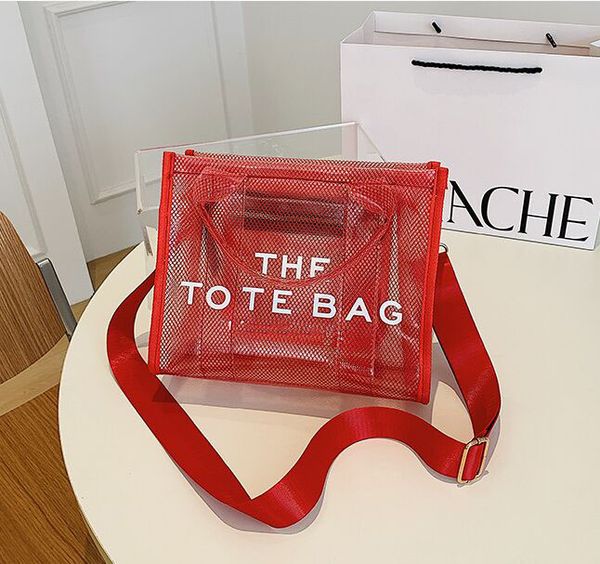 summer 2023 fashion women marc handbags transparent large tote bag designer clear pvc luxury shoulder crossbody bags summer beach jelly bag, Black;red
summer 2023 fashion women marc handbags transparent large tote bag designer clear pvc luxury shoulder crossbody bags summer beach jelly bag, Black;red