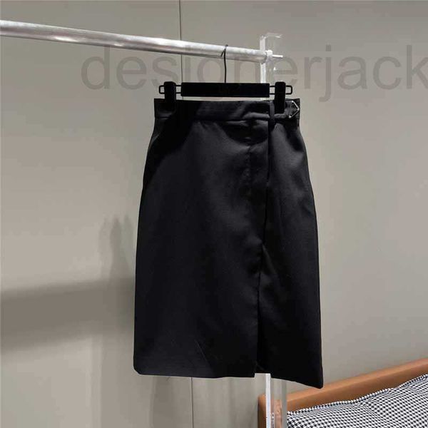 skirts designer spring summer new classic triangle at waist shows thin solid hem split style celebrity half dress 7xrh, Black
skirts designer spring summer new classic triangle at waist shows thin solid hem split style celebrity half dress 7xrh, Black