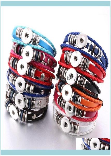 charm jewelrycharm bracelets snap button bracelet bangle leather retro handmade braided fit 18mm buttons jewelry1 drop delivery 209145260, Golden;silver
charm jewelrycharm bracelets snap button bracelet bangle leather retro handmade braided fit 18mm buttons jewelry1 drop delivery 209145260, Golden;silver