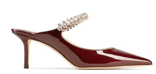 luxury designer bride sandal brands bing patent-leather crystal strap mules sandals shoes bidal wedding high heels white pearls ankle strap, Black
luxury designer bride sandal brands bing patent-leather crystal strap mules sandals shoes bidal wedding high heels white pearls ankle strap, Black