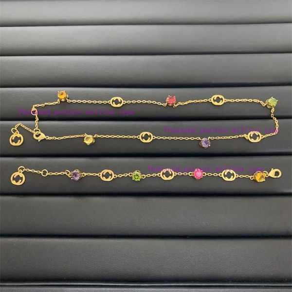 2023 designer new gujia necklace/gjia new letter color diamond simple sweater chain bracelet female personality light luxury jewelry, Silver
2023 designer new gujia necklace/gjia new letter color diamond simple sweater chain bracelet female personality light luxury jewelry, Silver