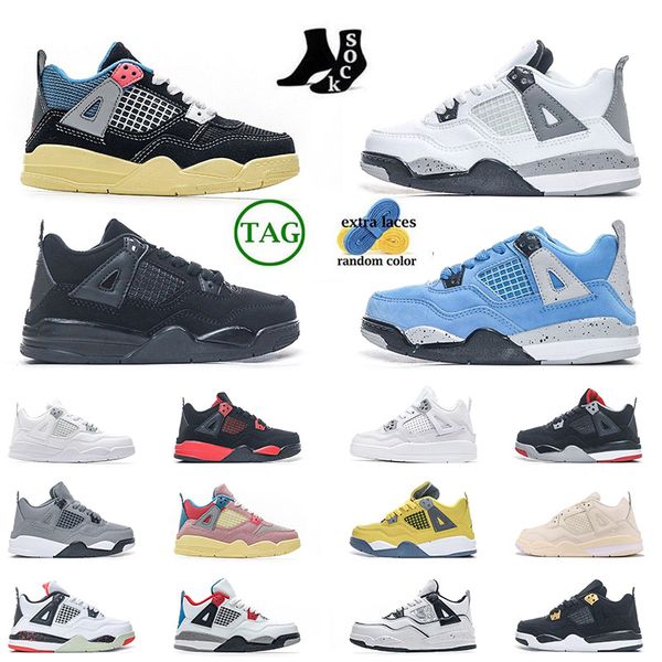 children preschool kid shoes 4s athletic outdoor baby designer sneaker boy girls outdoor sports sneakers white cement black cat university b
children preschool kid shoes 4s athletic outdoor baby designer sneaker boy girls outdoor sports sneakers white cement black cat university b