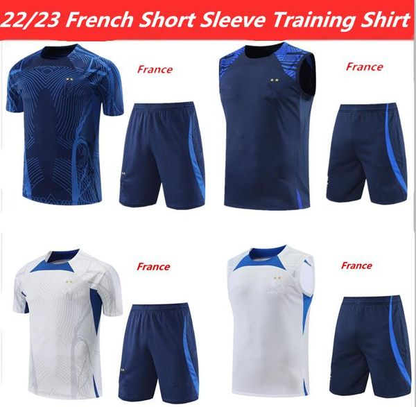 2022 french fra nce tracksuit soccer jersey benzema mbappe equipe 22/23 football training suit short sleeves chandal de futbol sweatshirt sw, Black
2022 french fra nce tracksuit soccer jersey benzema mbappe equipe 22/23 football training suit short sleeves chandal de futbol sweatshirt sw, Black