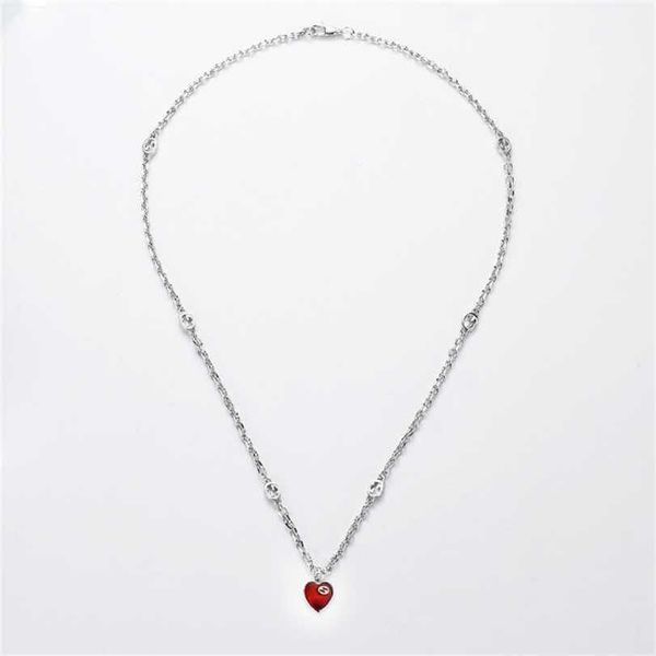 2023 designer new jewelry same interlocking double enamel love necklace straight, Silver
2023 designer new jewelry same interlocking double enamel love necklace straight, Silver