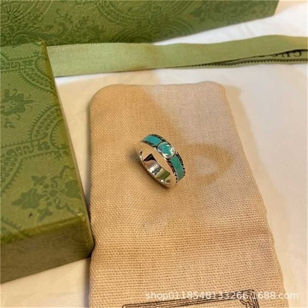 2023 designer new fashion jewelry green enamel drop glue 925 sterling silver couple personalized old index finger women's ring
2023 designer new fashion jewelry green enamel drop glue 925 sterling silver couple personalized old index finger women's ring