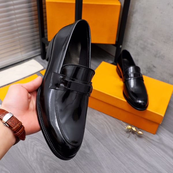 2023 men dress shoes business office oxfords genuine leather designer casual loafers male fashion brand flats size 38-44, Black
2023 men dress shoes business office oxfords genuine leather designer casual loafers male fashion brand flats size 38-44, Black