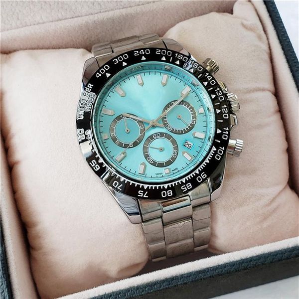 good quality brand watches men calendar style multifunction stainless steel band quartz wrist watch 3 small dials can work x932605, Slivery;brown
good quality brand watches men calendar style multifunction stainless steel band quartz wrist watch 3 small dials can work x932605, Slivery;brown