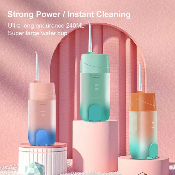 electric oral flosser irrigator portable 240ml oral clean irrigator retractable dental water flosser rechargeable for travel use 230202
electric oral flosser irrigator portable 240ml oral clean irrigator retractable dental water flosser rechargeable for travel use 230202