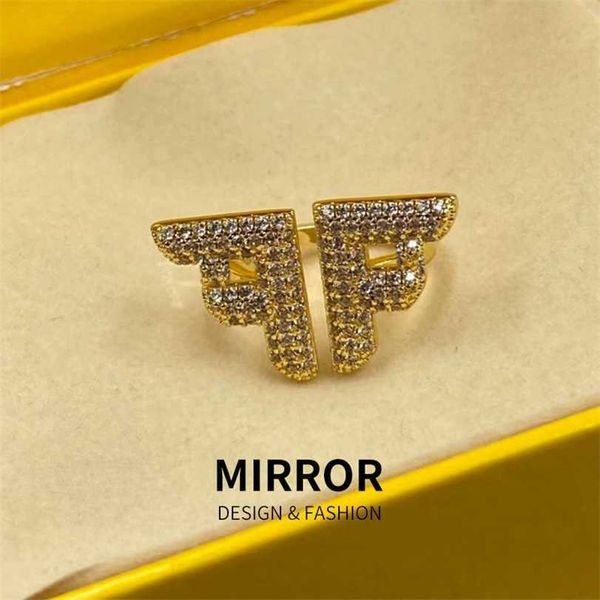 2023 designer fenjia new type f letter full diamond open ring ins style advanced versatile men's and women's fashion handwear, Silver
2023 designer fenjia new type f letter full diamond open ring ins style advanced versatile men's and women's fashion handwear, Silver