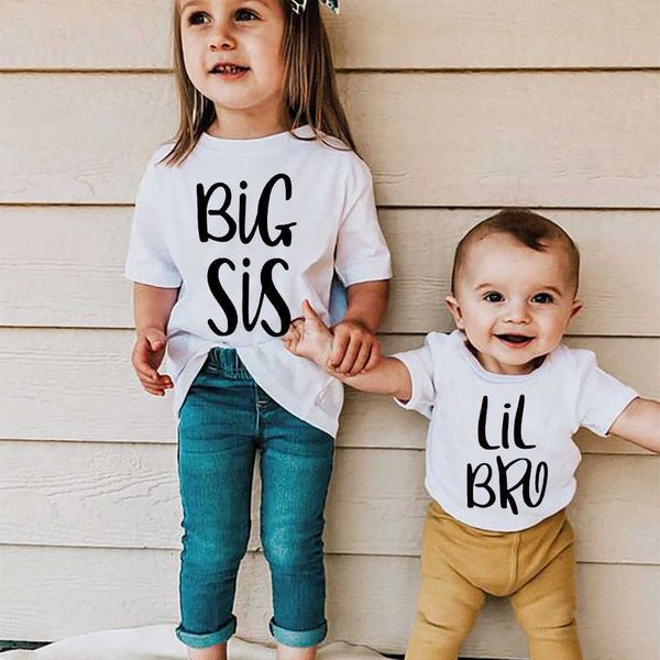 t-shirts big sister little brother twins kids tshirt summer short sleeve letter girls boys graphic tee twins matching outfit t-shirt w0317, Blue
t-shirts big sister little brother twins kids tshirt summer short sleeve letter girls boys graphic tee twins matching outfit t-shirt w0317, Blue