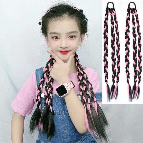 live childrens boxing braid wig female ponytail internet celebrity twist, Black
live childrens boxing braid wig female ponytail internet celebrity twist, Black